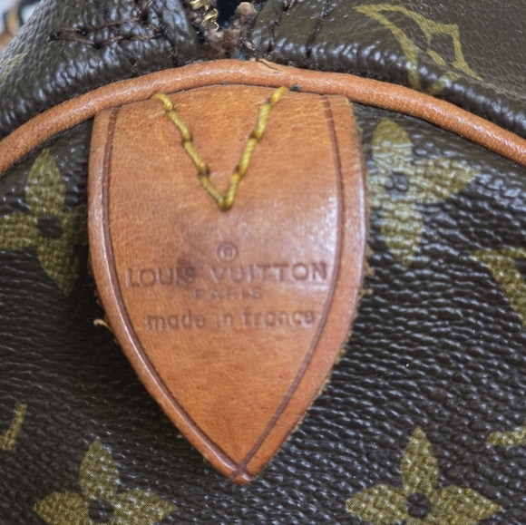 Louis Vuitton Brown Speedy 40 Handbag - Picture 7 of 9